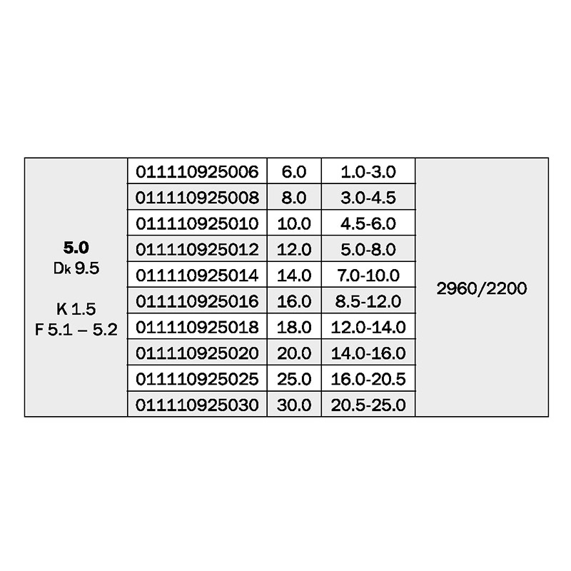 Заклепка вытяжная 5.0х10.0 стандарт. алюминий/нержавеющая сталь