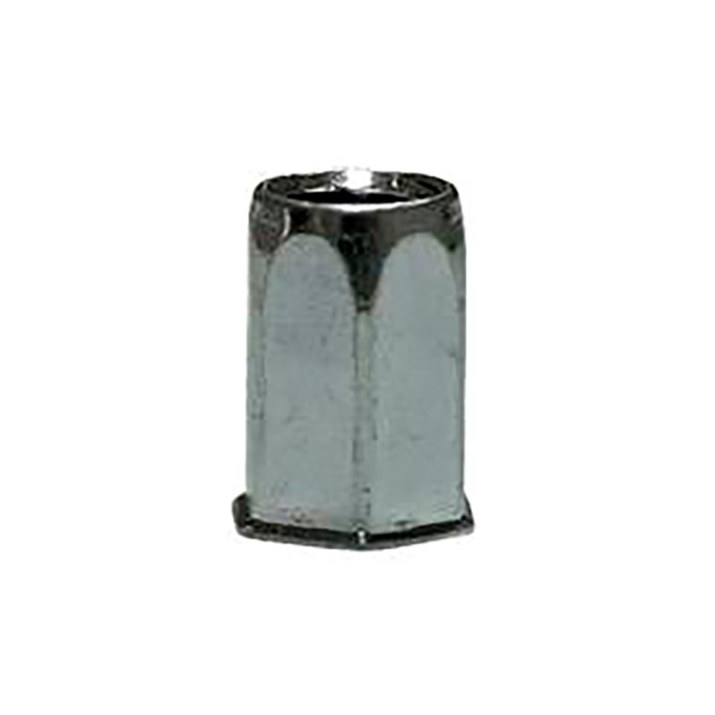 Заклепка резьбовая (Заклепка-гайка) М6 HEX1-UB-S сталь